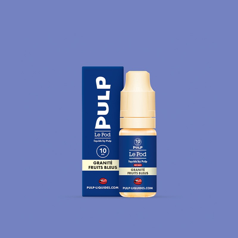 Granité fruits bleus 10ml - Le Pod Liquide by Pulp