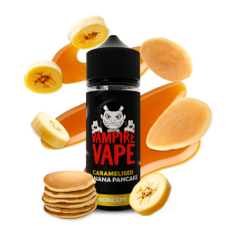 Caramelised Banana Pancake 100ml - Vampire Vape - 0mg
