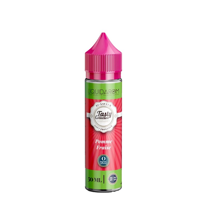 Pomme Fraise 50ml - Tasty By Liquidarom - 0mg