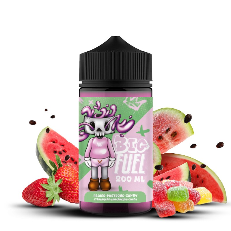 Fraise - Pastèque - Candy 200ml 0mg - BIG FUEL - Maison Fuel