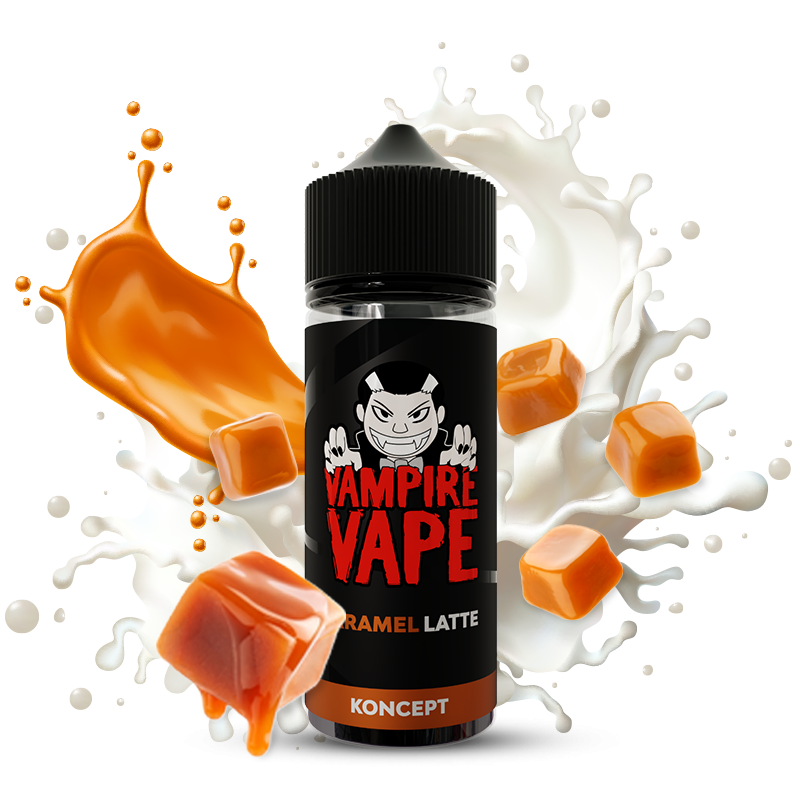Caramel Latte 100ml - Vampire Vape - 0mg