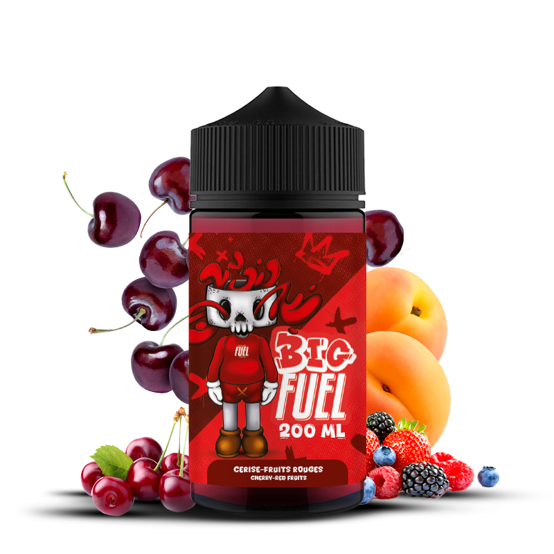 Cerise - Fruits rouges 200ml 0mg - BIG FUEL - Maison Fuel