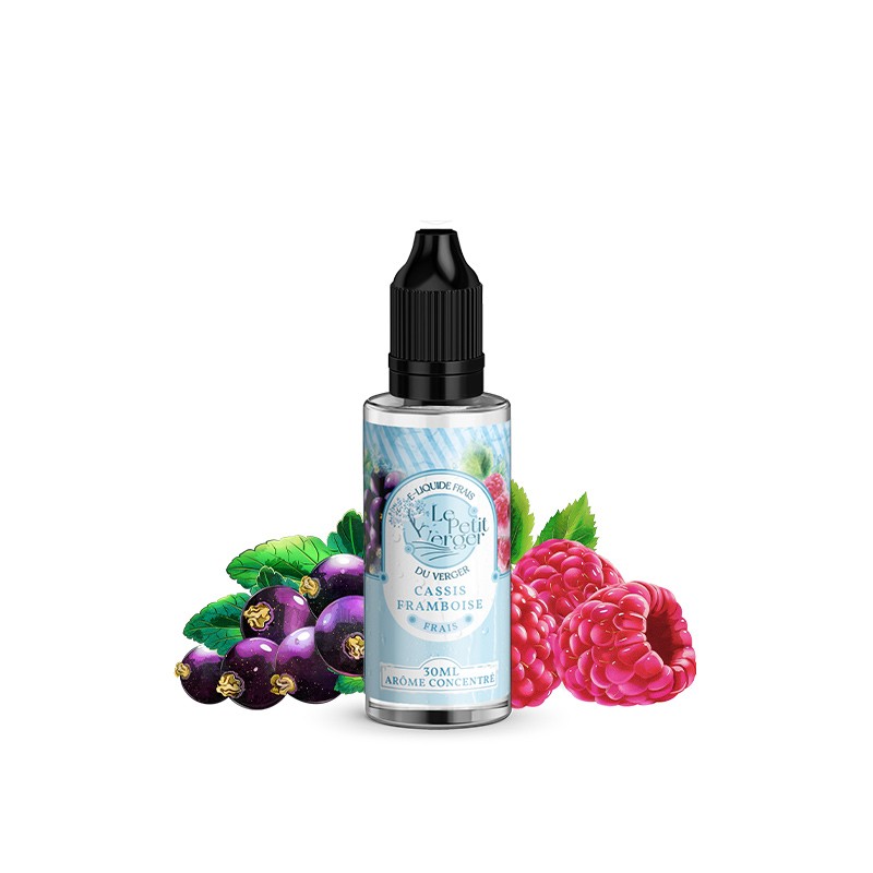 Concentré Cassis Framboise 30ml - Le Petit Verger Frais - Savourea