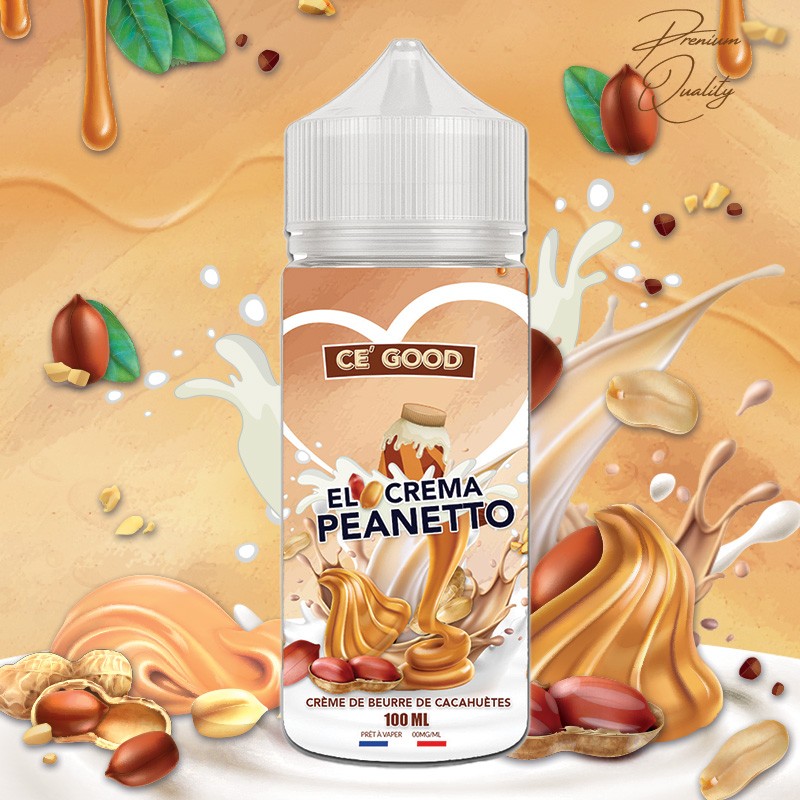El Crema Peanetto 0mg 100ml - Cebueno