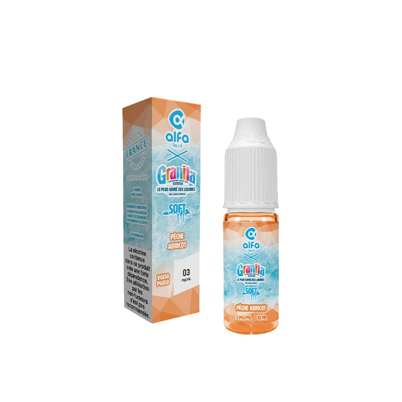 Pêche Abricot 10ml - Granita Soft by Alfaliquid