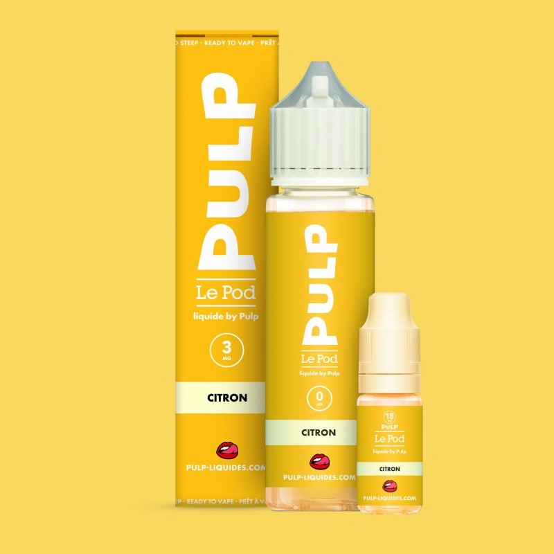 Pack Citron 60ml - Le Pod Liquide by Pulp