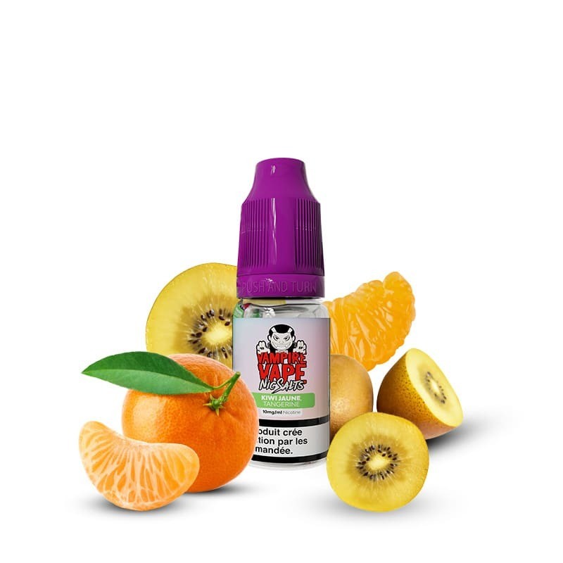 Kiwi Jaune Tangerine 10ml - NicSalts - Vampire Vapes